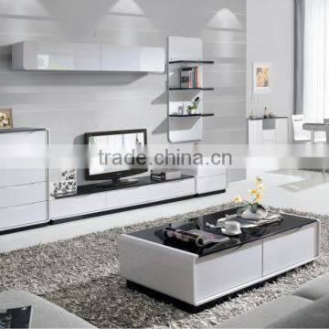 2014 High Quality Beatiful High Glossy White tv Stand