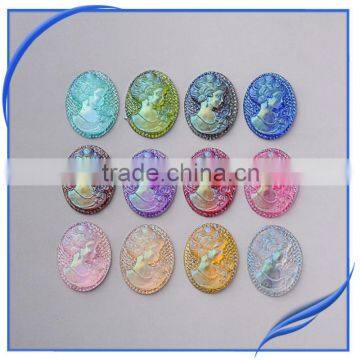 Wholesale resin cameo,assorted resin bird cabochons