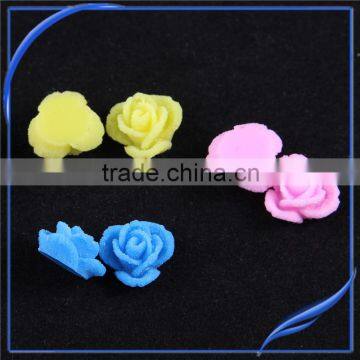 2016 Matt Finish Flat Back Resins Rose Flowers Candy Color-zhiya Factory photo-2