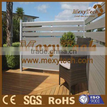 Better than real wood UV-resistant outdoor wood plastic composite fence