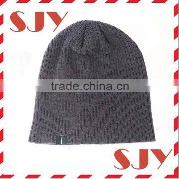 Hip Hop Winter Cap Mens Knitted Soft Feel Slouch Beanie Ski Hat photo-2