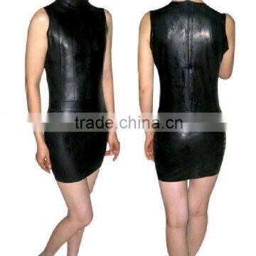 100%handmade natural Latex catsuit Latex dress