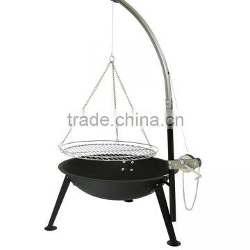 Hot selling outdoor homemade swing bbq gril