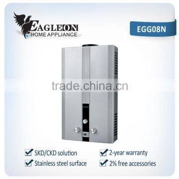 Hot water gas Geyser 6L/8L/10L/12L/14L/16L/18L/20L stainless steel Portable Instant Flue type Gas Water Heater EGG08N