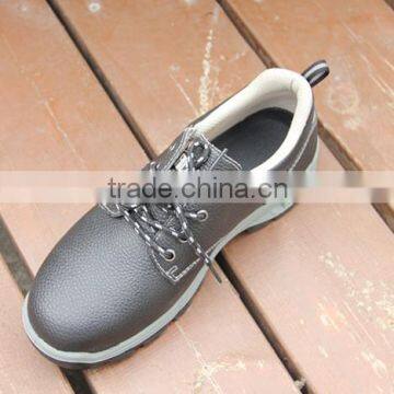 PU Injuction Anti-static Men Labor Shoes Steel Toe photo-4