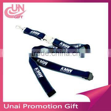 Promotional Custom Woven Polyester Lanyard from factory hot sale