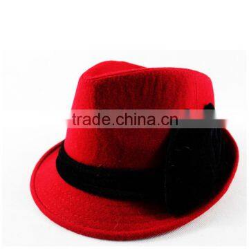 2015 New Arrival Custom Wool Cap Felt Fedora Wholesale Hats For Ladies And Women Cheap