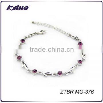 Yiwu Bracelet Wholesale Fashion Rhinestone Small Leaves Bracelets