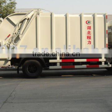 6 wheels garbage compressor truck