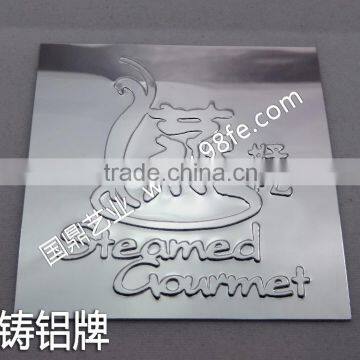 Hot sales custom metal die cast nameplates