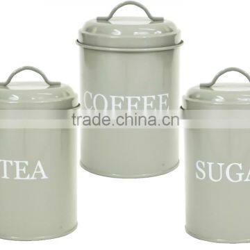 Set of 3 Kitchen Storage Canisters