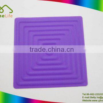 Colorful tableware accessories heat resistant silicone mat