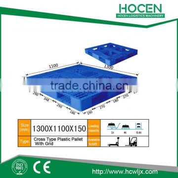 China Manufacturer Sale Cross Type Plastic Pallet