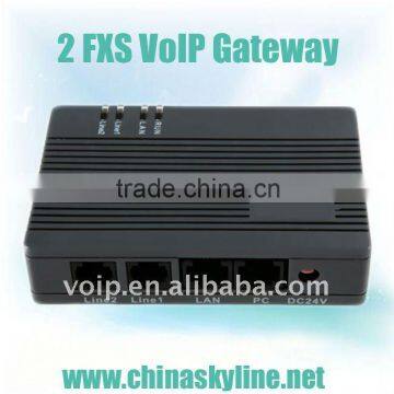 HT-922T suport fax, 2 fxs port voip ata gateway/sip ata gateway