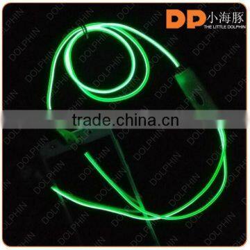 Earphones Led Headphone Handsfree Mobile Phone Accessory Light Earphone photo-3