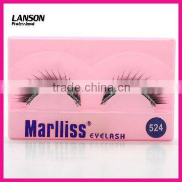 whoesale high quality fashion synthetic false eyelashes 524#