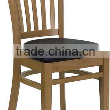 Wooden furniture soft upholstery dining chair used for restaurant