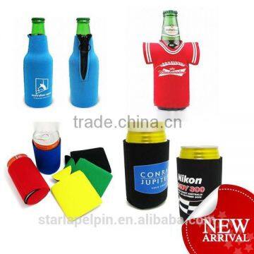 promotional custom free insulated soda neoprene beer can cooler