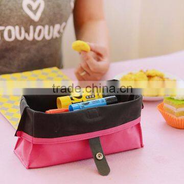 Wholesale Cool Clear Fashion Stationary Large Makeup Bag Folding Pencil Case Customizable for Adults photo-3