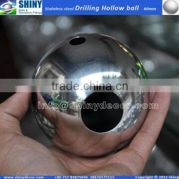 80mm perforated stainless steel hollow ball