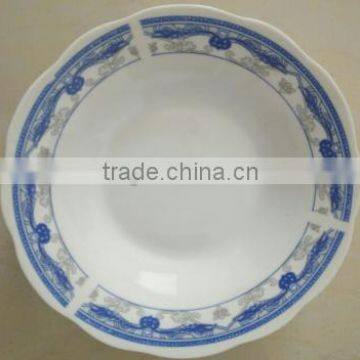 Ceramic Silver Rim Cheap White Deep Plate Dinner Set ,certificates Cheap Ceramic Plate Dishes photo-4