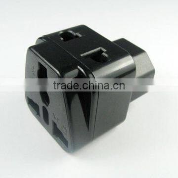 Plug With Socket Type Double Adapter Plug Universal to IEC C14 Male Plug Adapter Converter CE photo-2