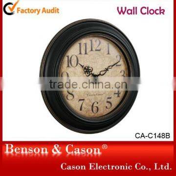 Cason Classical Wall Clock Arabic Numeral Dial Design