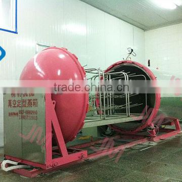 High output stainless yarn setting machine