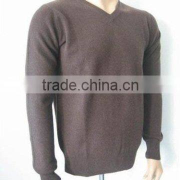 V neck Men Cashmere Sweater knitwear