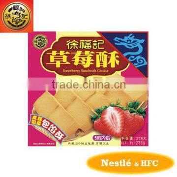 HFC 5141 276g short cake/filling cake/taiwannese pineapple cake with strawberry flavour