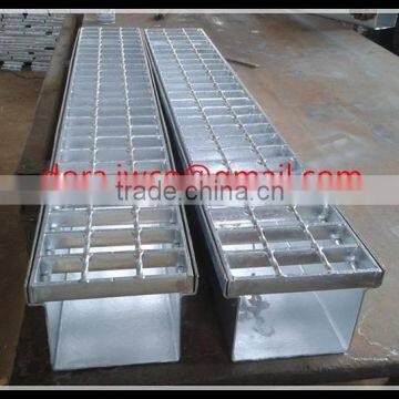 Singpore hot sale high heel galvanized scupper drain grating
