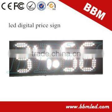 small size oil station price sign