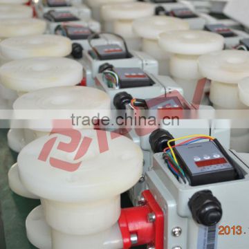 acid 220v double union 1inch PVDF Eelectric ball valve