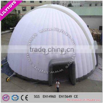 Hot!!!Giant white inflatable tent for commercial use with CE certificate