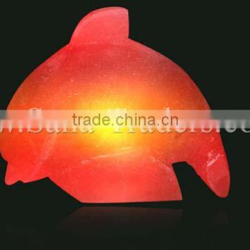 Natural Himalayan Rock Salt Designed Dog Shaped Lamp