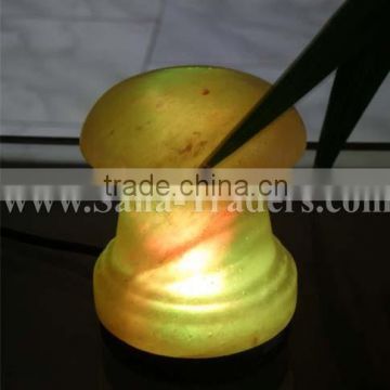 Natural Himalayan Rock Salt Mini Mushroom Shape USB Lamp