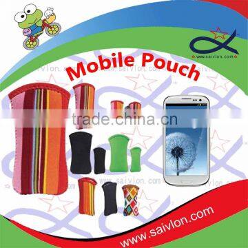 New design neoprene waterproof mobile phone pouch