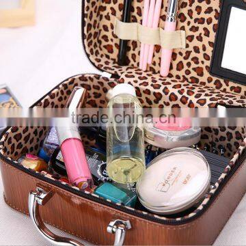 Chinese Factories Wholesale Custom Portable Luxurious Leather Dressing Case, Han Edition Eye Shadow Box photo-4