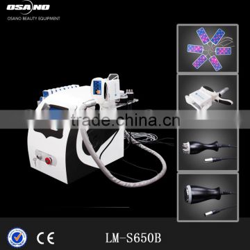 Skin Rejuvenation Ultrasonic Cavitation+Vacuum Liposuction Body Contouring Cryolipolysis+Laser+Bipolar RF Massage Slimming Machine