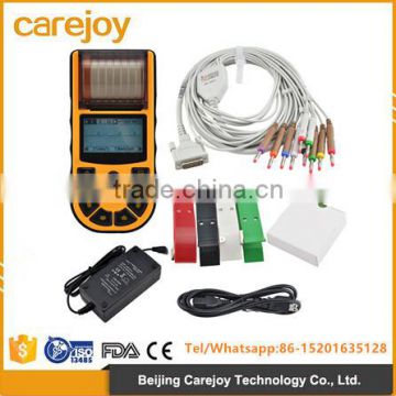 CE& FDA approved Digital 1-channel Handheld palm Electrocardiograph ECG EKG machine