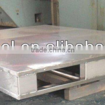 stainless steel rackable pallet for material