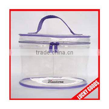 functional fashion plastic clear pvc pouch