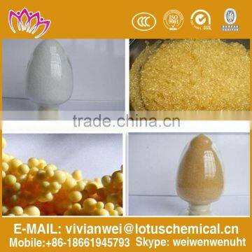 Mix-bed ion exchange resin/ water softener resin