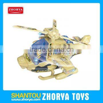 Zhorya boys battery powered helicopter toys with light and music