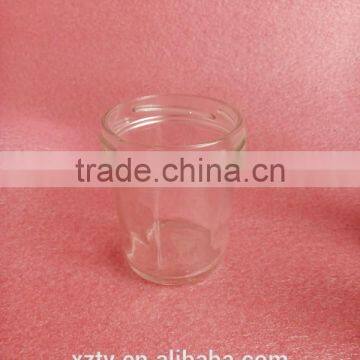 5oz 150ml mini transparent glass ice cream glass empty cups with plastic caps