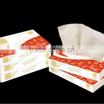 Business unbleached good quality facial tissue