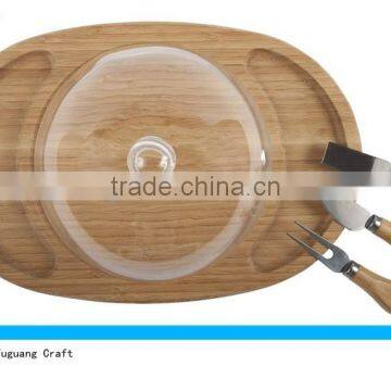 High Quality Natural Healthy Wooden Food Plate,wooden Tray photo-5