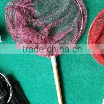 High quality wooden landing net with round head