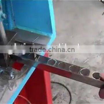 Hydraulic 3mm Thickness Mild Steel Tube Punching Machine / Stainless Steel Tube Punching Machine photo-6