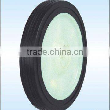 Premium Solid Rubber Wheels--Plastic Rim with Rubber Ring SR0811